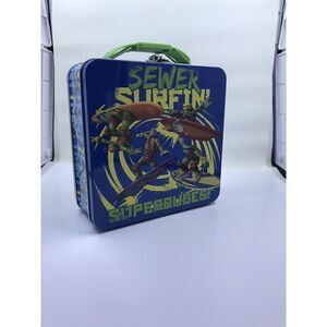 Teenage Mutant Ninja Turtles TMNT Sewer Surfin Superdudes Metal Lunchbox